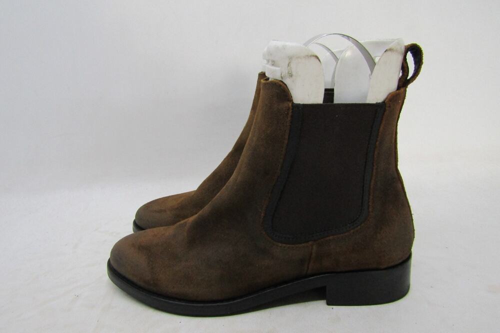 Thursday Womens Size 7.5 Brown Leather Chelsea Boots Ankle Cowboy Bootie
